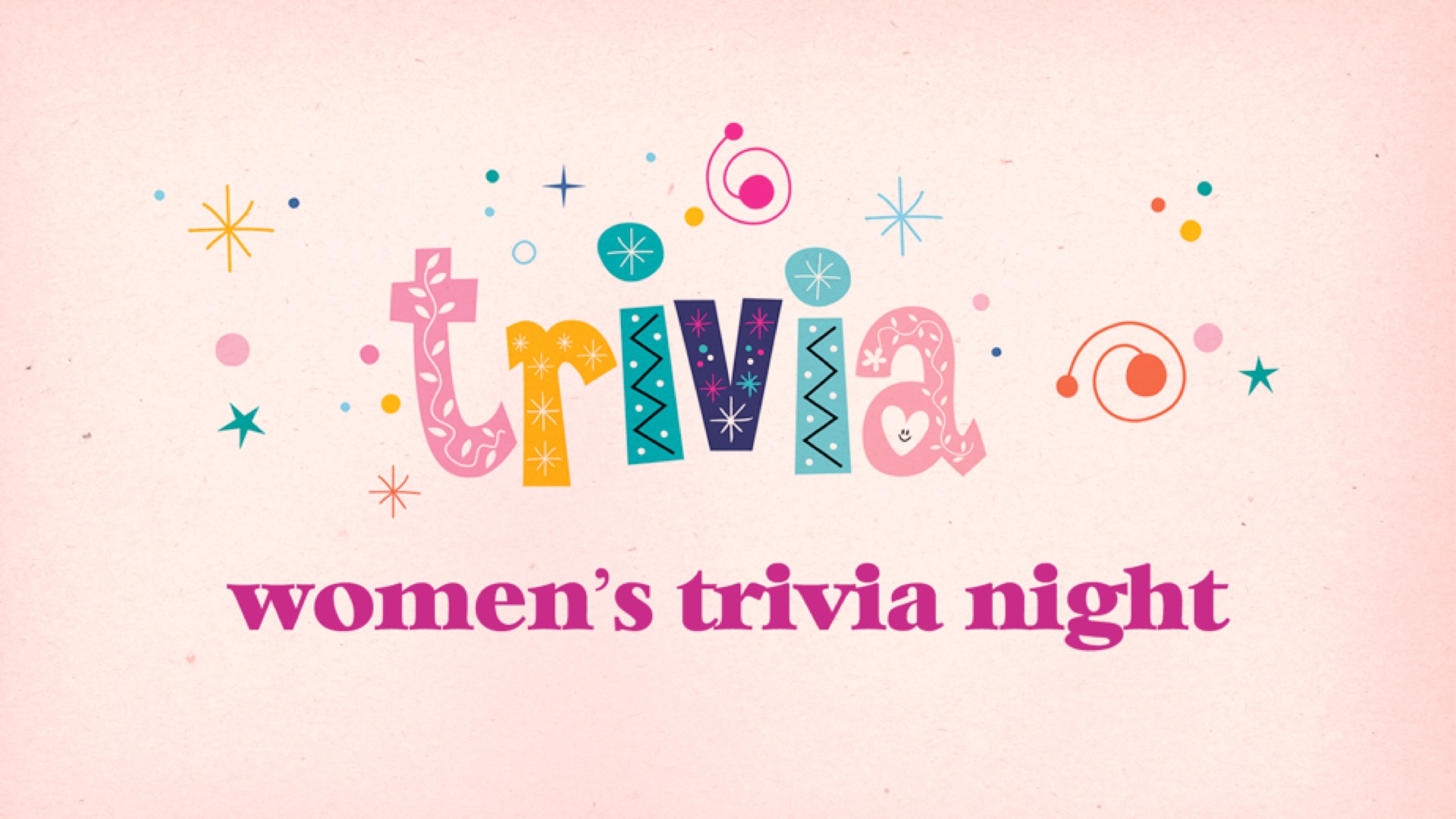 Women's Trivia Night - November 2019